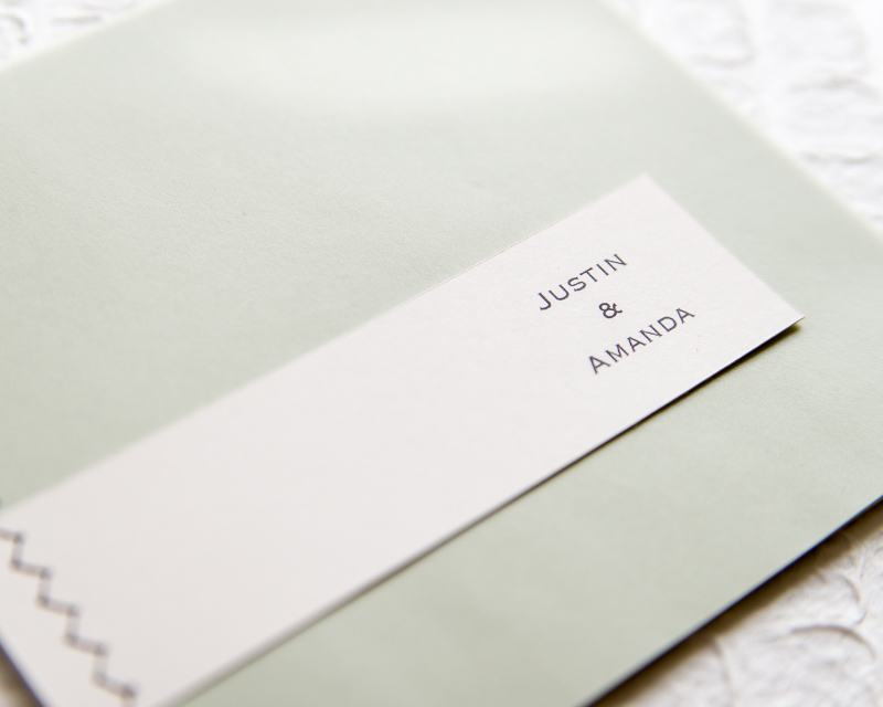 Stitched Wedding Program