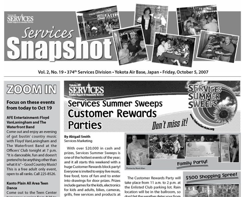 Snapshots News Insert